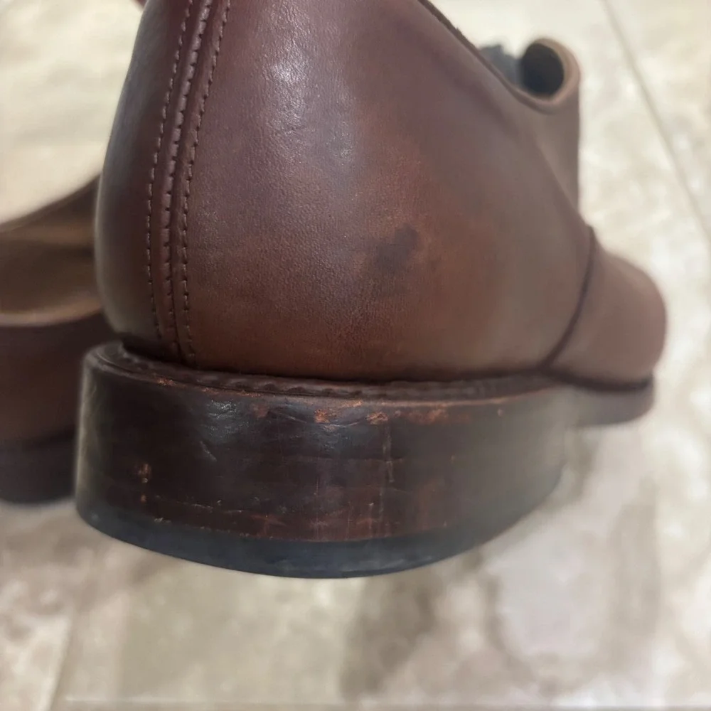 Thursday Boot‎ Co Executive Brown Leather Cap Toe Oxford Dress Shoes Mens 12 US